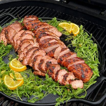 Pork Tenderloin with Citrus Maple Mustard Glaze