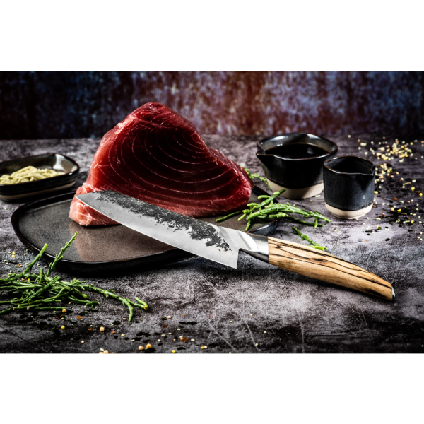 Forged Katai Santoku 18cm knife