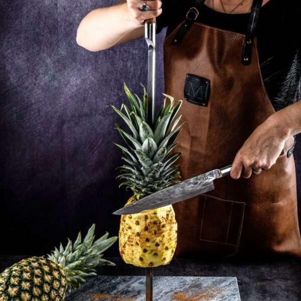 Forged V-shape skewer