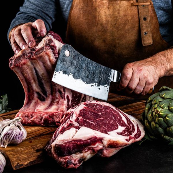 Forged Olive Cleaver Knife