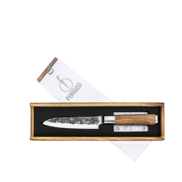 Forged Olive Santoku 14cm Knife