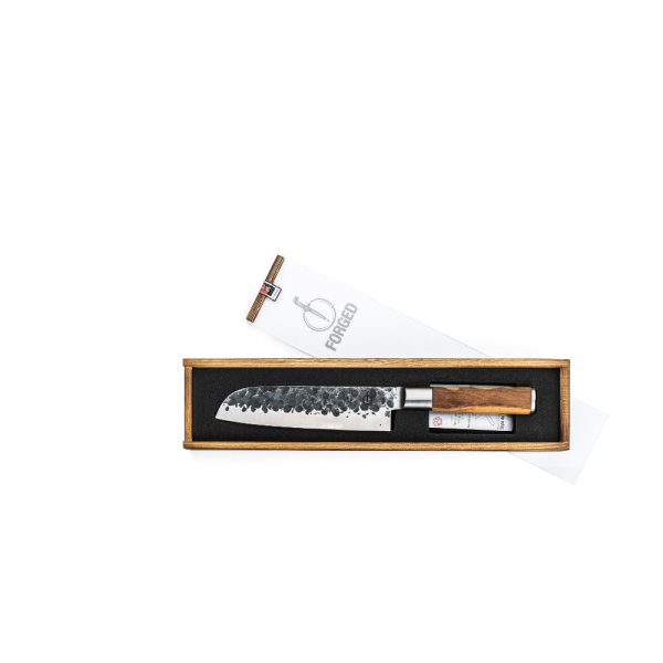 Forged Olive Santoku 18cm Knife