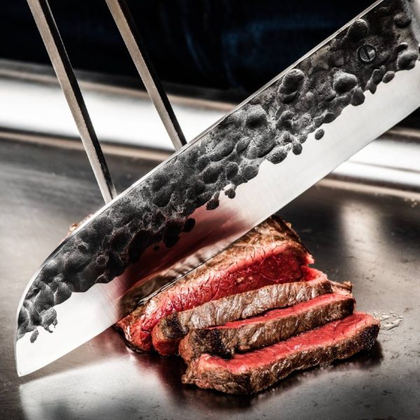 Forged Olive Santoku 18cm Knife