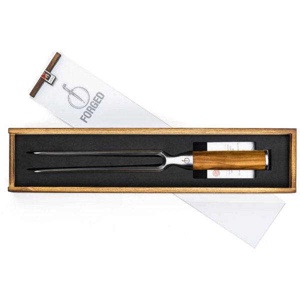 Forged Olive Carving Fork
