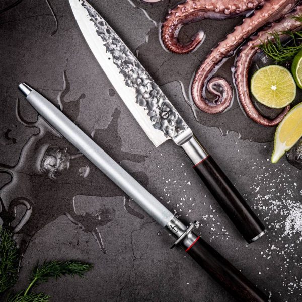 Forged Sebra Diamond knife sharpener