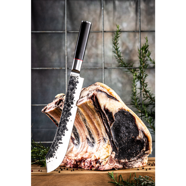 Forged Sebra Butchers Knife