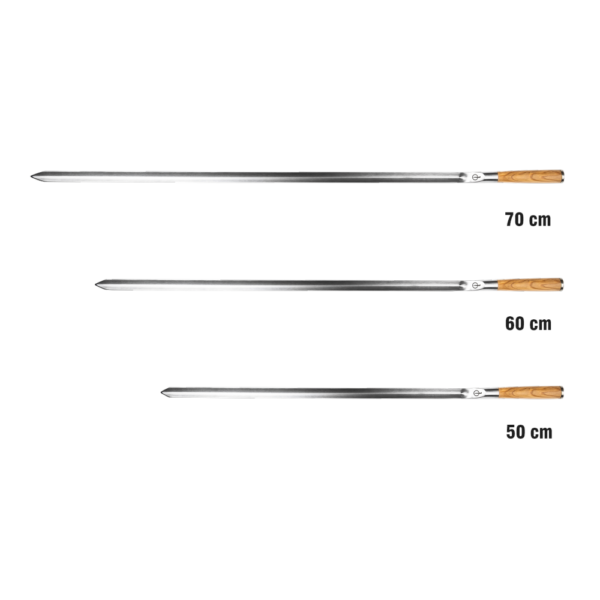 Forged V-shape skewer