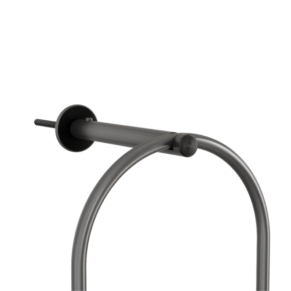 Hofats oval candle wall mounting kit black