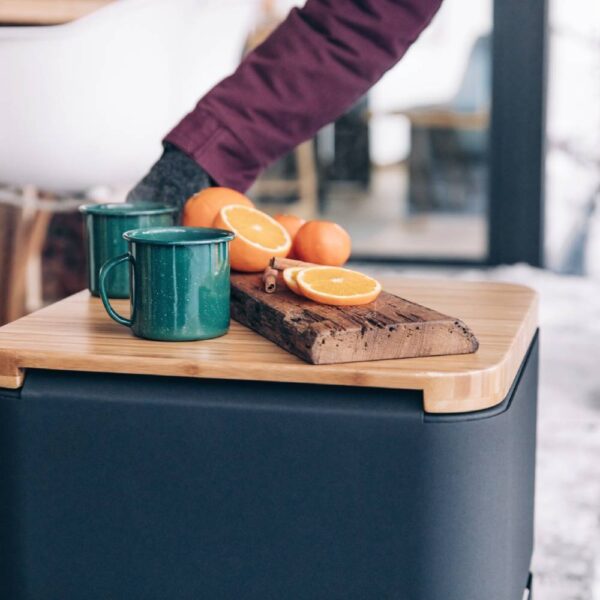 Hofats Cube fire basket Black