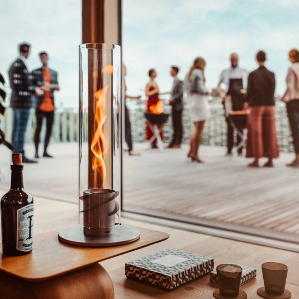 Höfats Spin 120 bioethanol tabletop fireplace