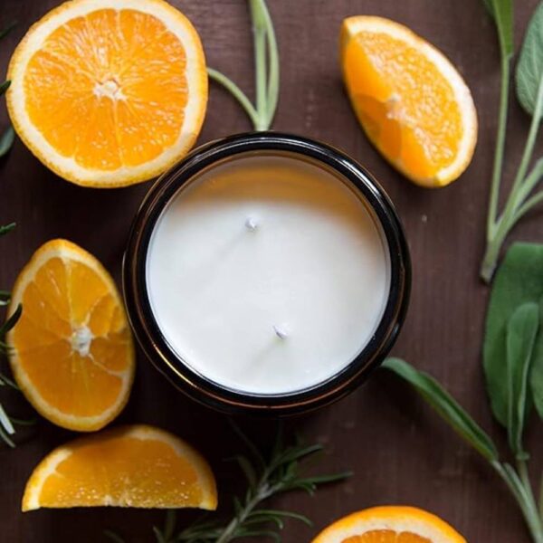 Italian Garden (Orange + Rosemary + Sage) | Amber Jar Candle 400ml