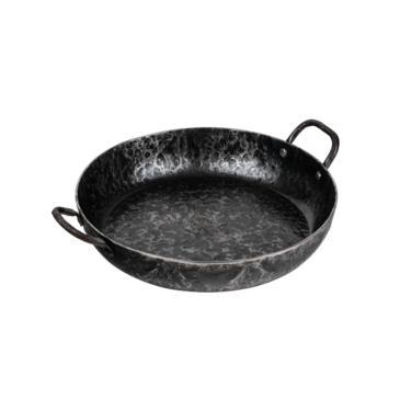 Forged Handmade Knives & Cookware Carbon steel Frying pan with two handles