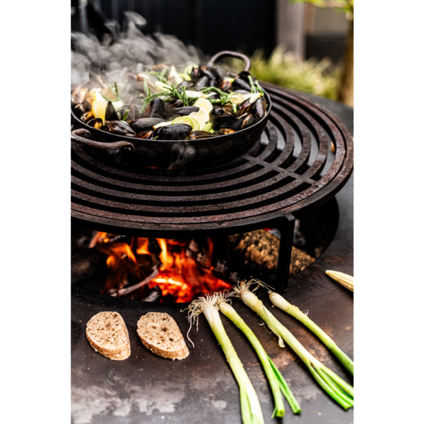 Carbon steel Frying pan with two handles